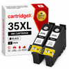 Compatible 2 Pack Black Ink Cartridge Replacement For Epson 35XL T3591 High Capacity