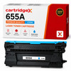 Compatible HP 655A Cyan Toner Cartridge Replacement For HP CF451A 10500 Pages