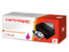 Cartridgex Compatible Magenta Toner Cartridge for Brother MFC-L3750CDW and HL-L3210CW printers, packaging box with laser toner cartridge image.