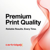 Cartridgex Compatible 5 Ink Cartridge Set, image of ink cartridges compatible with Epson WorkForce Pro WF-8590DWF WF-8090DW, promoting premium print quality and reliable results.
