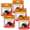 Cartridgex Compatible 5 Ink Cartridge Set, image showing five ink cartridges in orange and white packaging designed for Epson WorkForce Pro WP-4095 DN6 and WP-4015DN printers.