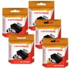 Cartridgex Compatible 5 Ink Cartridge Set, image showing a set of five ink cartridges for Epson WorkForce Pro WF-3720DWF printer in black and color ink options.