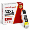 Cartridgex Compatible Photo Black Ink Cartridge Replacement For Epson 33XL T3361 High Capacity, product image showing the ink cartridge and packaging with label details.