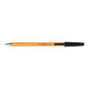 Pack of 20 Q-Connect Black Ballpoint Pen Fine Ball Pen KF34046