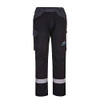Portwest Mens WX3 Workwear FR Service Trousers - Black - 32'' Waist - 31'' Leg
