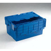 VFM 375815 Attached Lid Container, 54 L, Blue
