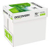 Discovery 391425 Paper A4 70gsm 5X Reams - 1x Box, image of a white box containing 2,500 sheets of white A4 paper with green and black packaging design.