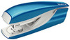 Leitz Stapler, 30 Sheet Capacity, Ergonomic Metal Body, Includes Staples, WOW Range, 55021036 - Metallic Blue, with a modern blue and white design and compact ergonomic build.