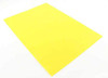 Q-Connect A4 Cut Flush Folder - Yellow, yellow rectangular file folder with a smooth finish, designed for organizing A4-sized documents, shown in a pack of 100.