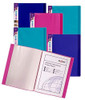 Snopake A3 Electra Display Book 24 Pockets Electra Assorted pack of 5, various colored display books including pink, blue, and teal with A3 size and 24 pockets for documents.