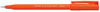 Pentel S570 Ultra Fine Pen, orange plastic pen with 0.6mm tip and 0.3mm line width in a pack of 12