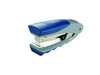 Rexel Centor Half Strip Stapler, blue and gray metal body stapler for up to 25 sheets, uses 24/6 and 26/6 staples, includes staples, lightweight and ergonomic design.