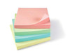 5 Star Re-Move Notes Repositionable Pastel Pad of 100 Sheets, assorted pastel-colored sticky notes stacked on a white surface.