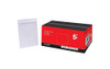 5 Star Envelopes Pocket Peel and Seal 100gsm White C4 Ref, box of 250 envelopes with a close-up of one white peel and seal envelope.