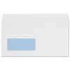 5 Star Office Envelopes Wallet Peel and Seal Window 100gsm White DL - Ref (Pack 500)