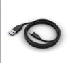 Jabra PanaCast 50 VBS USB A-C 4.57m, a black USB cable with USB A and USB C connectors.