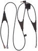 Jabra Alcatel Lucent Enterprise Adaptor 14201-37, audio cable with connectors and inline microphone and control buttons.