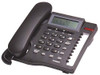 Interquartz 9335B4 Gemini CLI Telephone - Black, with a corded handset and an LCD screen on a black base with numeric and function keys.