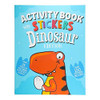 Eurowrap 26064-DINOC Activity Book, Multicolour, featuring a colorful dinosaur character on the cover and including over 24 pages of activities and puzzles with 100 stickers.