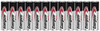 Energizer Max Mignon AA Batterie Alkali-Mangan 1.5V, Pack of 12, row of black and silver AA batteries with red and white label branding.