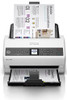 Epson Workforce DS-730N Network Sheetfed Business Scanner - 40PPM - Ethernet & USB, front view with document being scanned into the device.