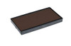 COLOP E/60 Replacement Ink Pads for Stamp - Black, pack of 2, rectangular ink pads with brown ink for stamping.