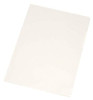Q-Connect A4 Cut Flush Folder (Pack of 100) - Clear, transparent plastic file folder for organized document storage.