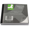 Q-Connect Feint Ruled Triplicate Book 102x127mm, image of a three-part ruled triplicate book with a barcode on the front cover.