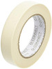 Q-Connect Masking Tape 24mm x 50m (12 Pack), beige masking tape roll for painting and decorating projects.