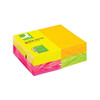 Q-Connect Quick Notes 76 x 127mm Neon Pack of 12, colorful sticky notes in pink, yellow, green, and orange for quick reminders and notes.
