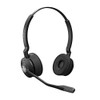 Jabra Engage 55 Replacement Mono Wireless Headset - Noise-Cancelling Microphone, Hearing Protection - Black, sleek professional over-the-head design with adjustable microphone and cushioned ear cups.