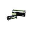 Lexmark 51F2H00 Original Laser Toner, black toner cartridge with packaging box for Lexmark printers.