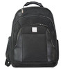 Monolith laptop backpack 3012 black, image of a black backpack with multiple compartments, side pockets, and a handle at the top.