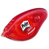 Pritt Compact Permanent Glue Roller, disposable adhesive roller in a red plastic casing, ideal for crafting and scrapbooking, with 10 Pritt rollers included.