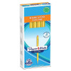 Paper Mate Non-Stop Mechanical Pencil 0.7mm HB #2 with Yellow Barrel, 12-Count, in packaging showing the product name and features.
