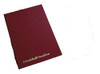 Exacompta - Ref 38/6Z - Guildhall - Headliner Case bound Hardback Account Book, 298 x 203mm, 6 Cash Column, 80 Pages, Tamper-Proof, Precision Ruled 95gsm Ledger Paper - Burgundy, with a textured burgundy cover and Guildhall logo in gold at the bottom.
