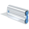 GBC Foton 30 Refill Lamination Roll for Refillable Cartridge, 75 Micron, Laminates Up to 250 x A4 Sheets, Gloss Finish, Easy-Load, 4410026, White, close-up of the transparent lamination roll with blue core on a white background.