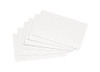 5 Star Record Card Smooth Blank 127x76mm White Ref 15701, image showing a pack of five blank record cards stacked with a clean white surface