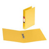 5 Star Office Ring Binder 2 O-Ring Size 25mm Polypropylene A4 Yellow, yellow binder with open ring mechanism and a pack of 10 binders visible.