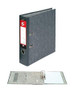 5 Star Office Lever Arch File 70mm A4 Cloudy Grey, a sturdy grey lever arch file with a textured cloudy grey finish and metal rings for organizing documents.