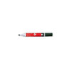 5 Star Drywipe Marker Xylene/Toluene-Free Bullet Tip 3mm Line Black [Pack of 12], a black drywipe marker with a bullet tip and a red and black label, suitable for whiteboards and writing surfaces.
