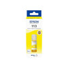 Epson EcoTank 113 Yellow Genuine Ink Bottle, yellow ink cartridge for Epson printers in brand packaging.