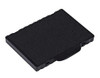Replacement Ink Pad, Black, Pack of 5, black ink pad with textured surface for stamping.