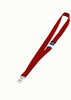 Durable Textile Lanyard 20 mm Red | Pack of 10 Necklaces | Includes Safety Release | Holds a Variety of Badges and Passes