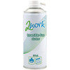 2Work Invertible Spray Duster 200ml, white aerosol can with green and blue branding and a white spray nozzle.