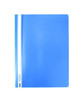 Elba A4 Project Folder - Light Blue, with Customisable Cover (Pack of 50), image of a blue A4-sized folder with a customizable cover and a white spine label.