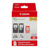 Canon Ink & Paper Multipack - PG-560XL/CL-561XL Genuine Printer Ink Cartridges 2 Pack with 50 sheets of 4x6 photo paper, compatible with PIXMA TS series, includes one black XL, one color XL ink cartridge, and bonus photo paper for high-quality printing.