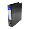 Oxford Premium A4 Lever Arch File, Charcoal Black Single Folder, Heavy Duty, sturdy binder for organizing documents.
