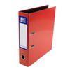 Oxford Premium A4 Lever Arch File, Red Single Folder, Heavy Duty, durable document storage with sturdy metal rings and black interior for organization.