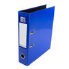 Oxford Premium A4 Lever Arch File, Blue Single Folder, Heavy Duty, standing upright for organization and storage.
